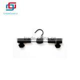 Wholesale New Arrivals Black Plastic Pants Hanger With Sponge