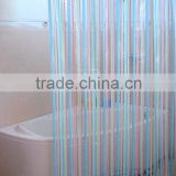 printed stripline PVC shower curtain