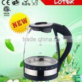 Led Light Ring Glass Electric Water Kettle With 1.7L Capacity thumbnail-1