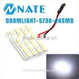 T10 Led Doom Light 12Volt Car Lamp 5730 24Smd Best Selling Car Accessories
