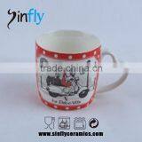 Hot Sale Heart Shaped Handle Ceramic Tea Cup Promotion Cup thumbnail-3