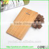 2014 Hot Selling Wooden Power Bank 6000mah, Battery Power Bank Slim, External Portable Mobile Power Bank