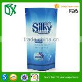 Stand up Zip Lock Top Bag Liquid Bag Bottom Gusset Plastic Package Bag thumbnail-2