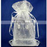 Fectory Directly Square Bottom Organza Bag for Cutomer Shopping thumbnail-2