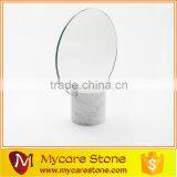 Carrara White Marble Italian Carrara Marble Mirror Base thumbnail-1