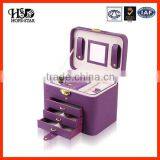 China Wholesale Custom Leather Travelling Jewelry Box