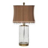 Best selling modern decorationtable lamps for hotel decoration with brown shade for hotel design