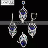 Earrings Jewelry Set Emerald Stone Bridal Jewelry Set China Supplier TZ-0249 thumbnail-6