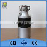 Stainless Steel Continuous Feeding Auto-Reverse Grind System Food Waste Disposal With CE CB Certification thumbnail-2