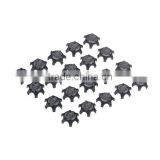 16Pcs Black Easy Replacement Spikes Ultra Thin Cleats for Golf Shoes
