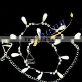 rhinestonr bra straps decorated with pearl