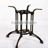 Fashion Black cast iron round Tube Table Base