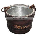 Natural Handmade High Quality Customized Capacity FSC Wooden Wine Bucket thumbnail-3