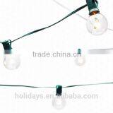 UL Listed Green 25 Clear Bulbs Commercial Outdoor G40 Globe String Lights thumbnail-2