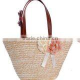 Fashion Rattan Handbags Star Decorate Beach Tote Bag thumbnail-2