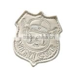garment suit patches embroidery pu badge