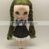 New Style Braid Wavy Olive Green Neo Blythe Doll Wigs thumbnail-2