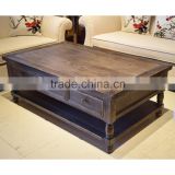 Wood Console Table Center Table in Classic Design