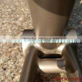 Customized Titanium Road Bicycle Frame Touring Bike Frame With Polished Logo & Integrated Head Tube thumbnail-6
