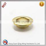 17mm Fashion Gold Brass Metal Flat Eyelet and Grommet