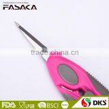 SS13016P -2016 New Style and Design 6.5 Stainless Steel Tailor Scissors With Colorful Plastich Handle thumbnail-4