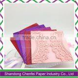 Custom Name Laser Cut Paper Baptism Invitation Card thumbnail-6