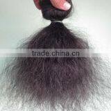 16" Inch Hair Extention 100% Unprocessed Brazilian Hair, Natural Curl, Natural Black thumbnail-1