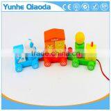 Colorful Wood Stocking Train Toys Colorful Animation Blocks Education Gift thumbnail-3