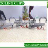 Cow Cattle Buffalo Leather Cast Aluminium Clamp