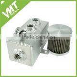 500ML Universal Polishing Aluminum Fuel Tanks With AN10 Male Fitting Custom Aluminum Fuel Tanks thumbnail-1