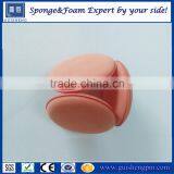 Factory sale car wax sponge , customized logo car wax applicator sponge