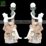 Marble Garden Lamp Statues thumbnail-1