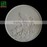 Carved Stone Fish Relief Carving thumbnail-1