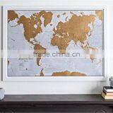 Set of World and US Travel Tracker Maps Scratch Off Places You Visit Paper Scratch off World Map for Travel thumbnail-4