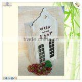 Silk Printing Window Cutting House Shaped Wine Box thumbnail-1