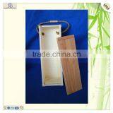 String Handle Single Bamboo Wooden Fruit Wine Gift Box thumbnail-4