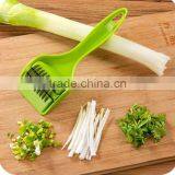 CY144 Stainless Steel Kitchen Accessories Gadgets Cooking Tools Blade Green Onion Chopper Slicer Garlic Coriander Cutter Chopper thumbnail-4