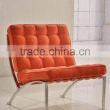 Fabric Barcelona Chair for Home Furniture BY0402 thumbnail-1