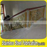 Interior Prefab Art Carving Handrail Aluminum Stair Handrail thumbnail-5