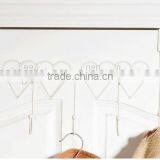Multi-Function Love Metal Over The Door Hanging Hooks thumbnail-2