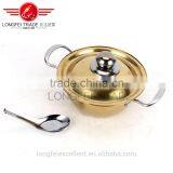 Gold Color Stainless Steel Handle High Quality Cooking Pot thumbnail-3