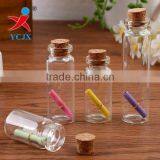 Mini Glass Bottle With Cork Lid / Glass Message Jars thumbnail-2