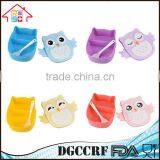 NBRSC Wholesale Portable Kids Cute Owl Lunch Box Food Storage Container Plastic Bento Box With Spoon thumbnail-6