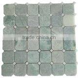 MM-CV323 Good Quality Interior Design Natural Stone Marble Octagonal Mosaics thumbnail-1