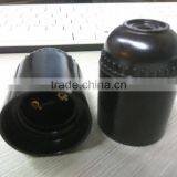 Black E27 Bakelite Lamp Holder With CE thumbnail-4