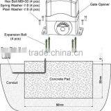 2600kg Automatic Electric Steel Sliding Gate Motor thumbnail-2