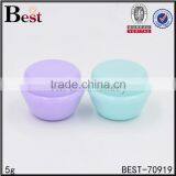 5g Mini Plastic Cosmetic Packaging Cream Jar, Cosmetic Cream Jar With Logo Design thumbnail-1