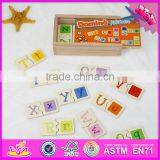 2016 Best Sale Funny Children Wooden Domino Blocks W15A069 thumbnail-1