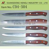 High Quality Wooden Handle Steak Knife Set thumbnail-1