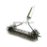 Amazon Hotsale 12" Steel Wire Cleaning Bbq Grill Brush With Steel Handle thumbnail-2